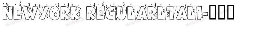 NEWYORK REGULARLTALI字体转换